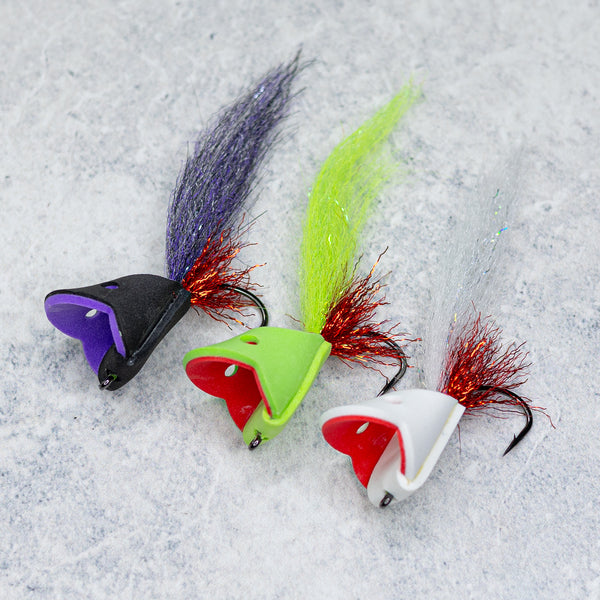 ルアー・フライ POPPER CHUGGER heddon FLY LURE 5075-B4 HEDDON FLY ROD LURE,POPPER CHUGGER,VINTAGE LURE,(#5075-B4)