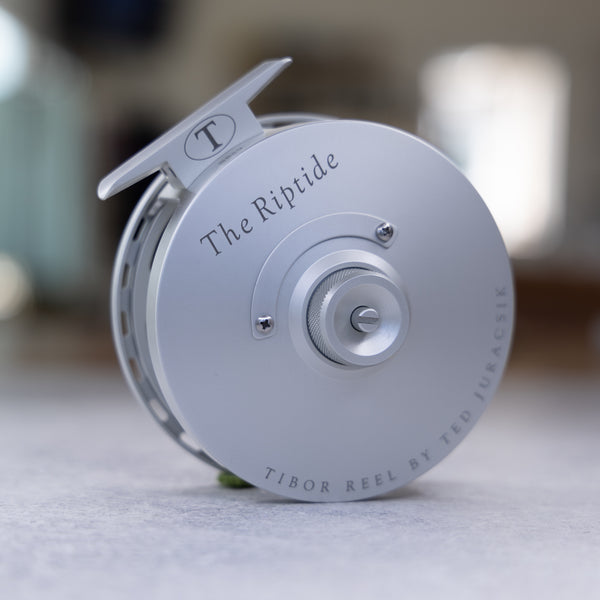 Tibor Riptide Reel - Silver Frost – Space Coast Flies