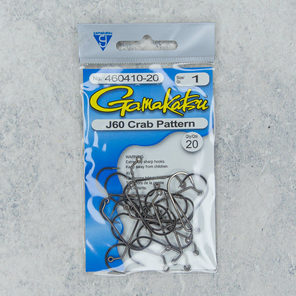 crab fish hooks Gamakatsu J60 Crab Pattern Hook
