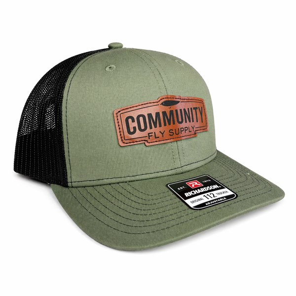 Community Fly Supply Patch Hat - Olive/Black – Space Coast Flies
