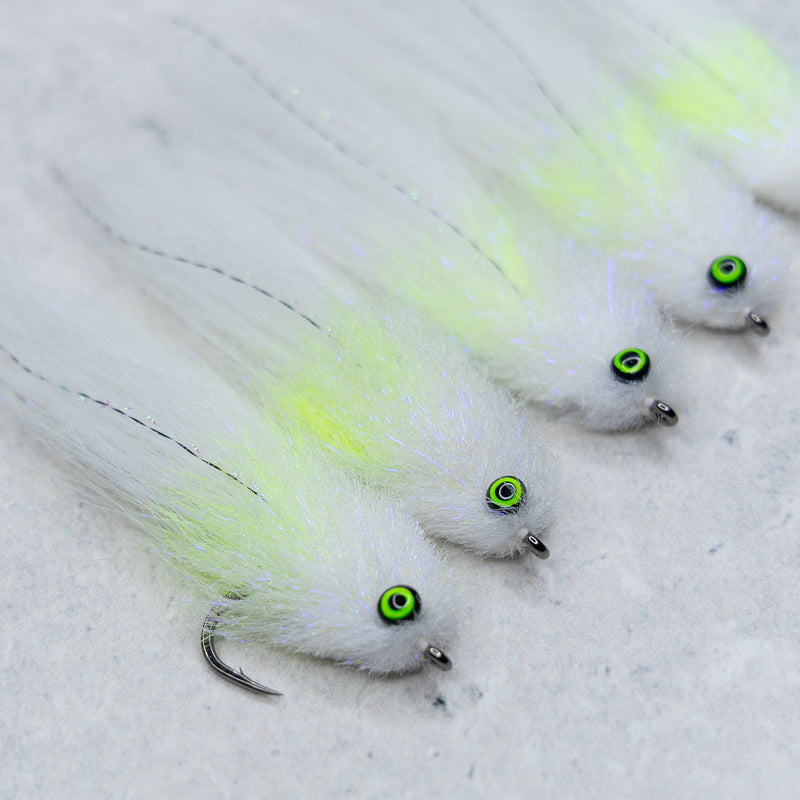 UV Blue and Chartreuse Minnow - Flashy Fish Lures