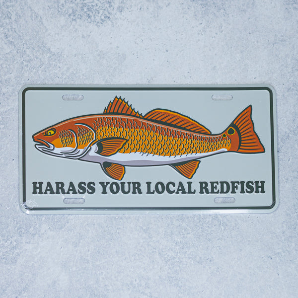 Drewlr Redfish License Plate