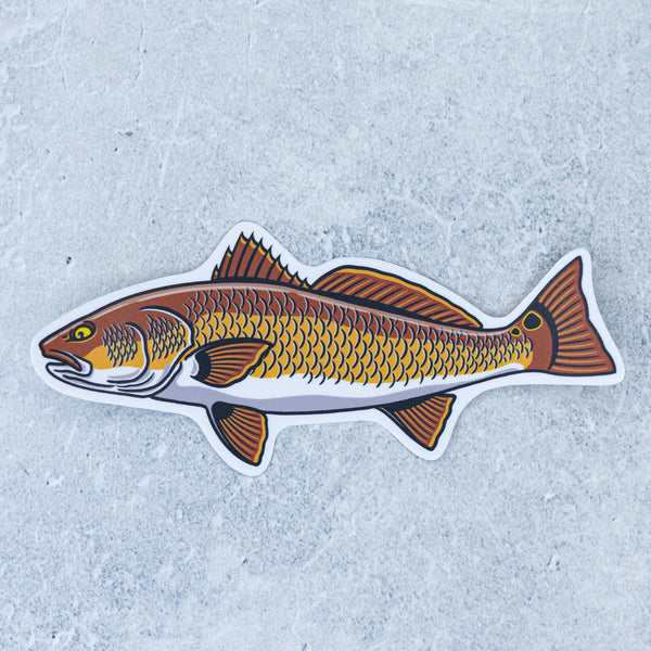 Drewlr Redfish Sticker