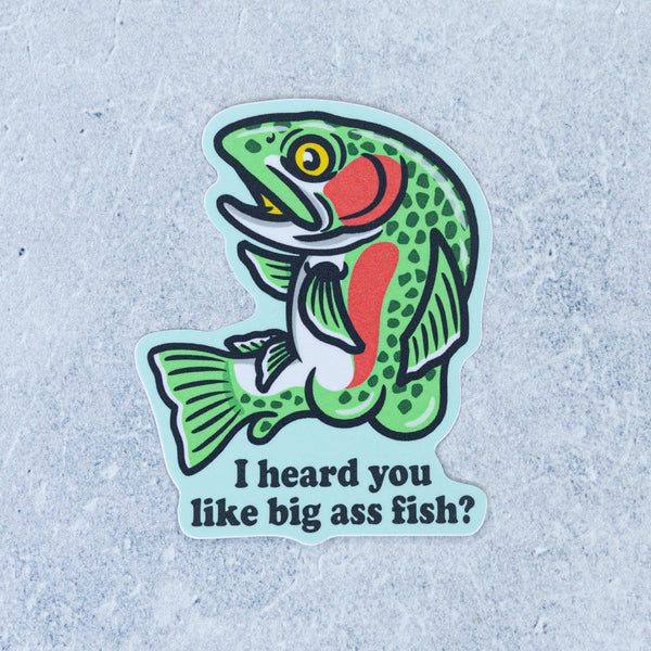 Drewlr Big Ass Fish Sticker