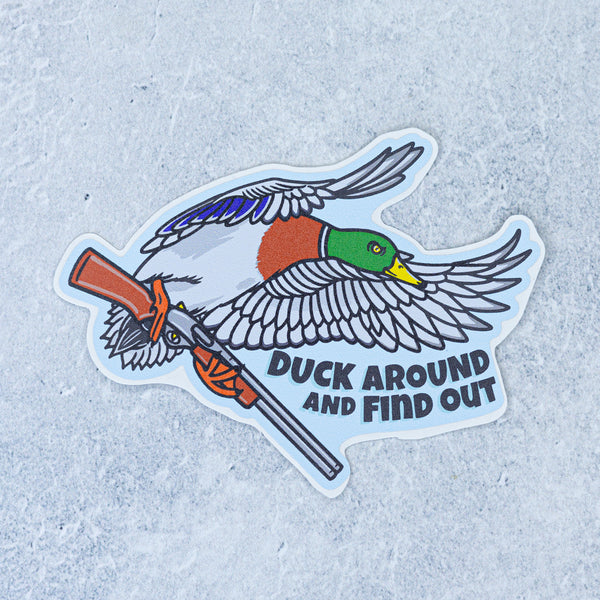 Drewlr Duck Around Sticker