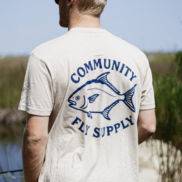 Community Pompano Tee - Cream