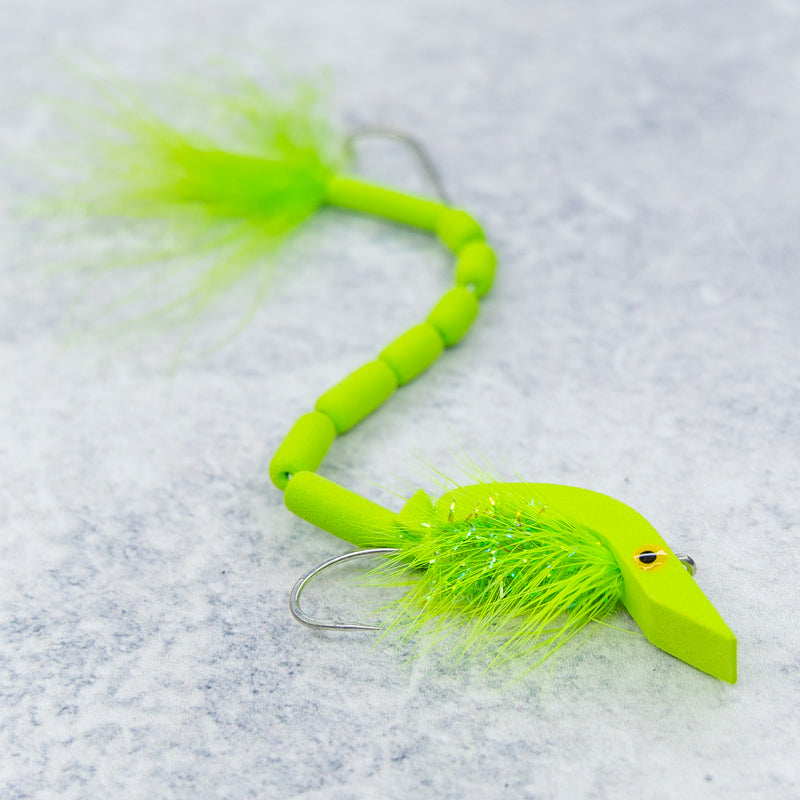 baby snake bass lure Tullis' Wiggle Snake – Space Coast Flies