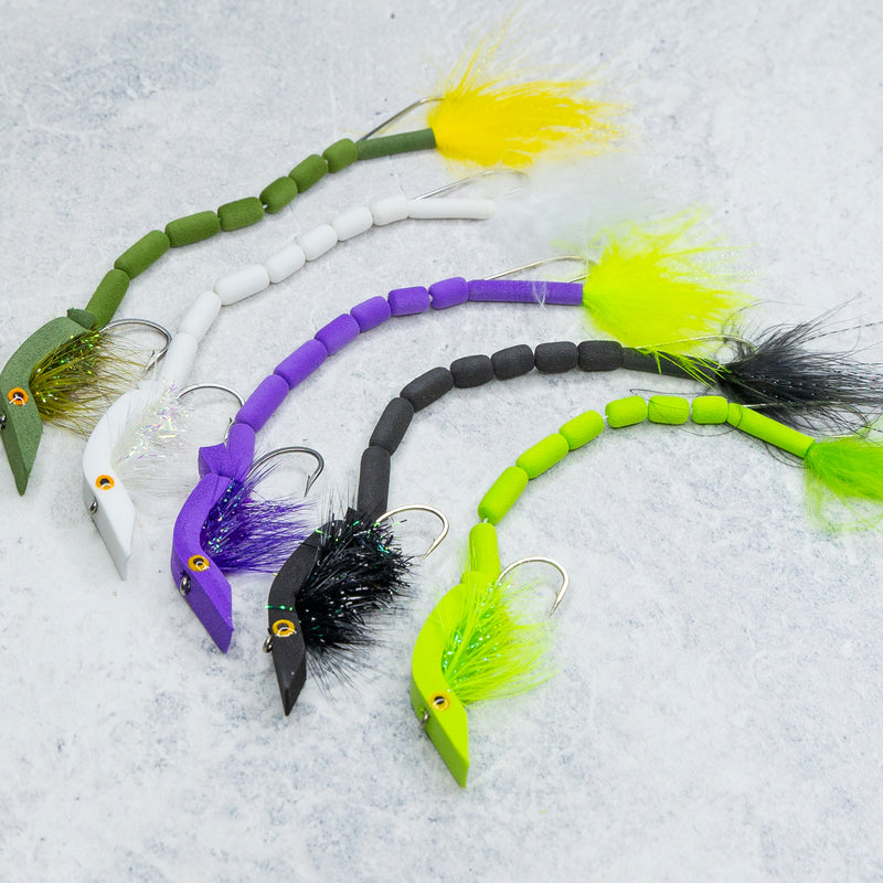 baby snake bass lure Tullis' Wiggle Snake – Space Coast Flies