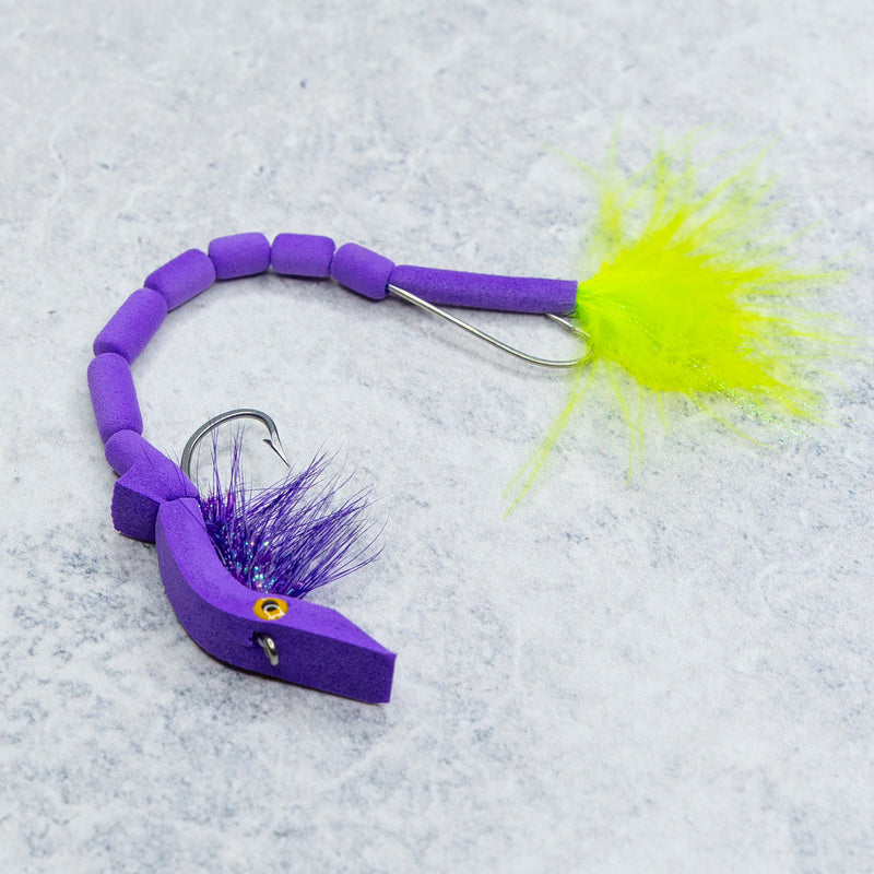 baby snake bass lure Tullis' Wiggle Snake – Space Coast Flies