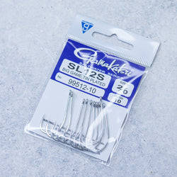 12 plated fish hook Gamakatsu SL12s Beast Brushes Inc Gamakatsu SL12S Hook ALL