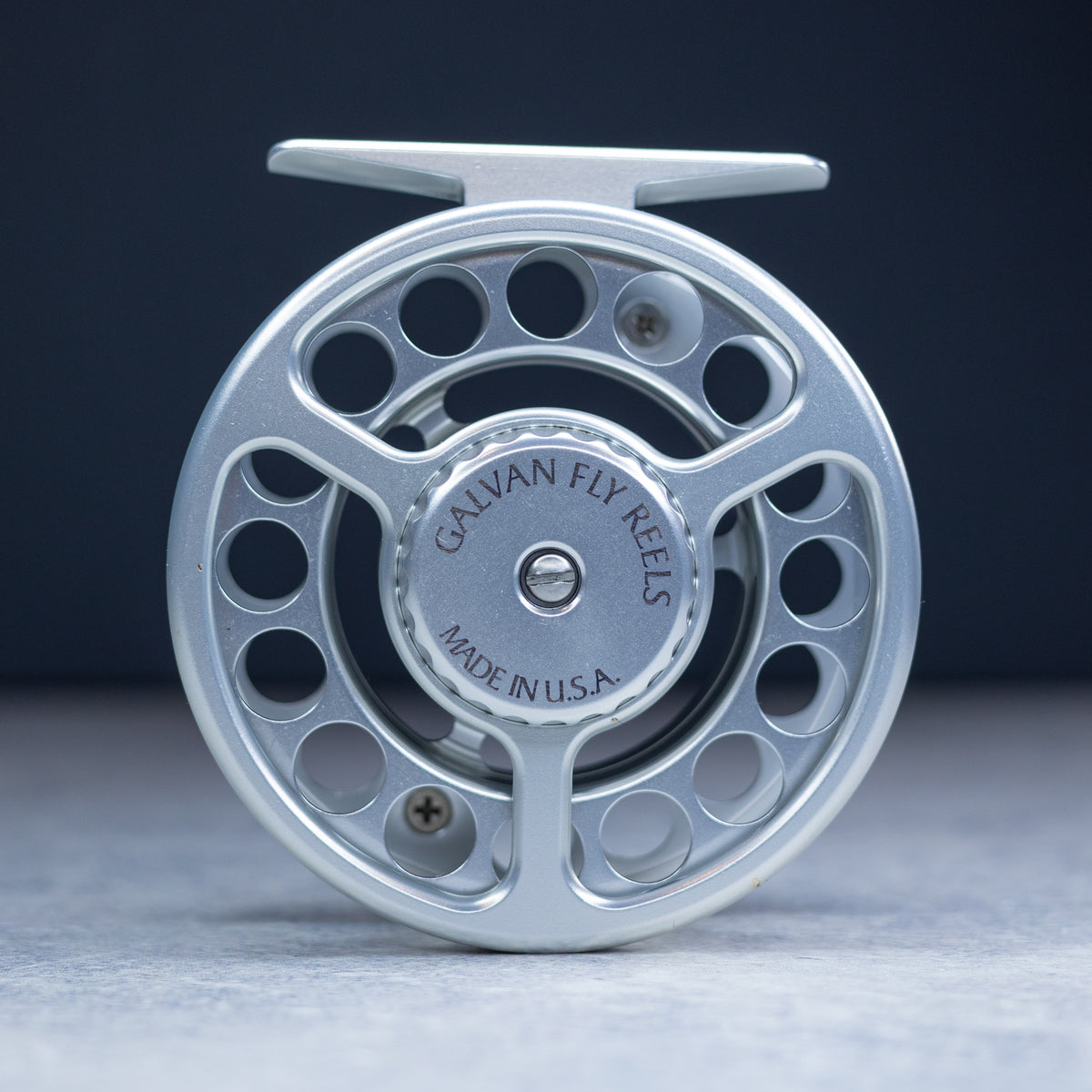 Galvan Grip Reel - Gunmetal – Space Coast Flies
