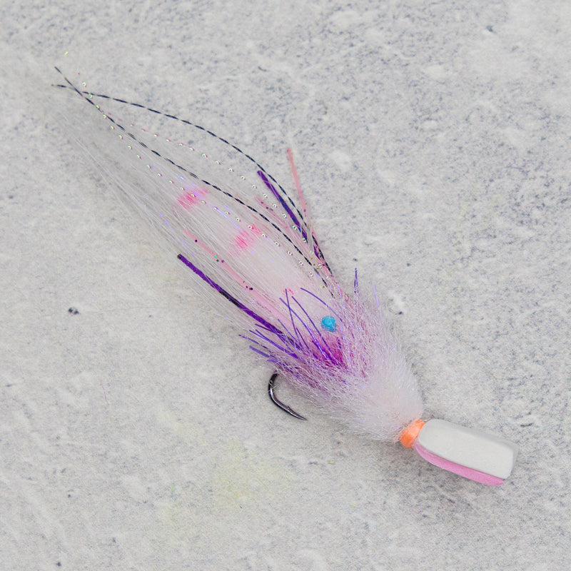 Sipper Shrimp - White/Pink – Space Coast Flies