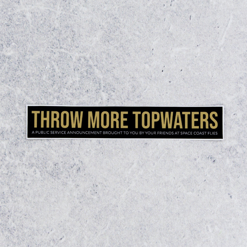 Topwater Sticker 4"