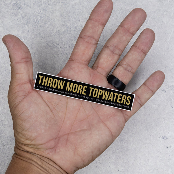 Topwater Sticker 4"