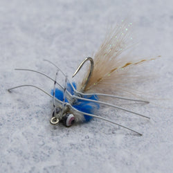 🎣 MOSCHE PER PESCA FLY – BLUE CRAB #4 (3 Pezzi) | Barbarian Bonefish Planet Fly Fishing – Letale Per Permit E Bonefish