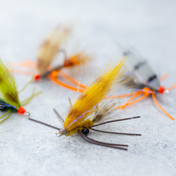 Baits, Lures & Flies Snook, Bonefish, Tarpon, Permit Spawning Shrimp Flies Set O - Foto 14