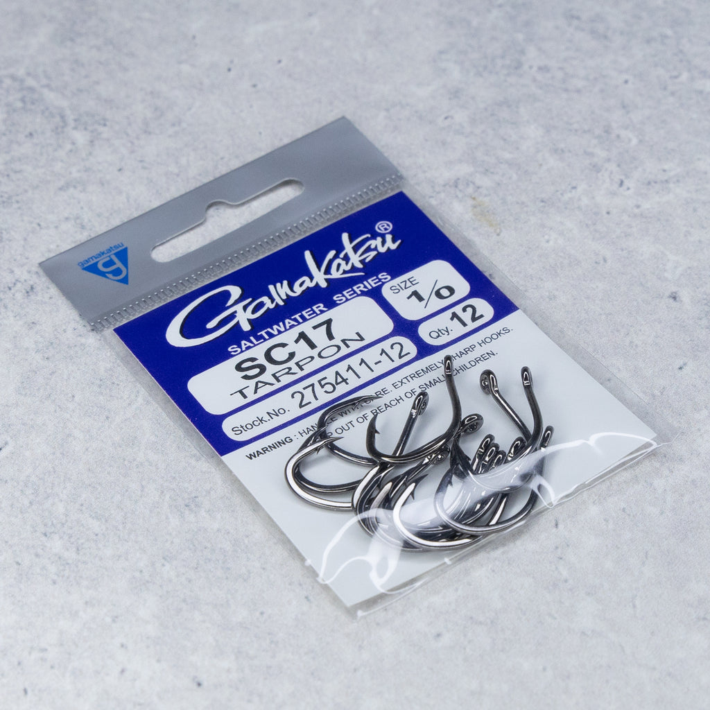 2017 new black fishing hook GAMAKATSU 66717 CHINU (BLACK) THE BOX Po Kee Tackle winning bass Offshore Angler Octopus Up-Eye Hooks