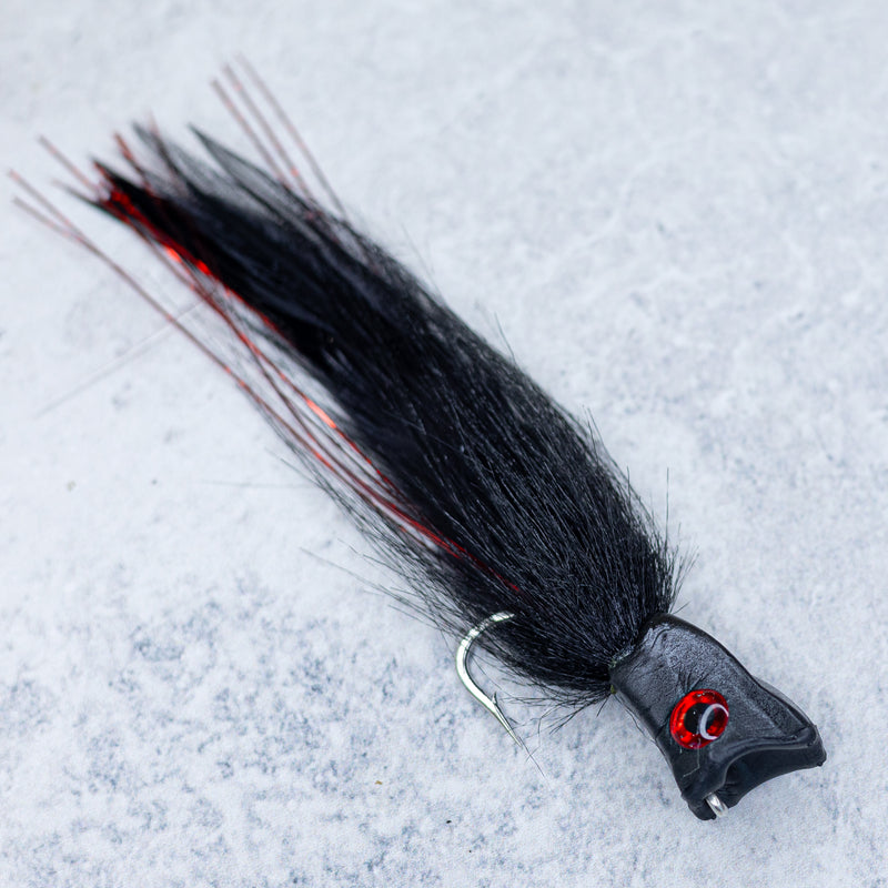 echo fishing lures Echo Sounder Popper 4/0 / Black/Purple