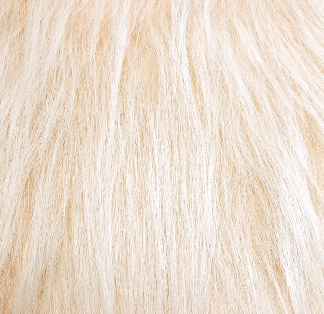 blonde craft fur