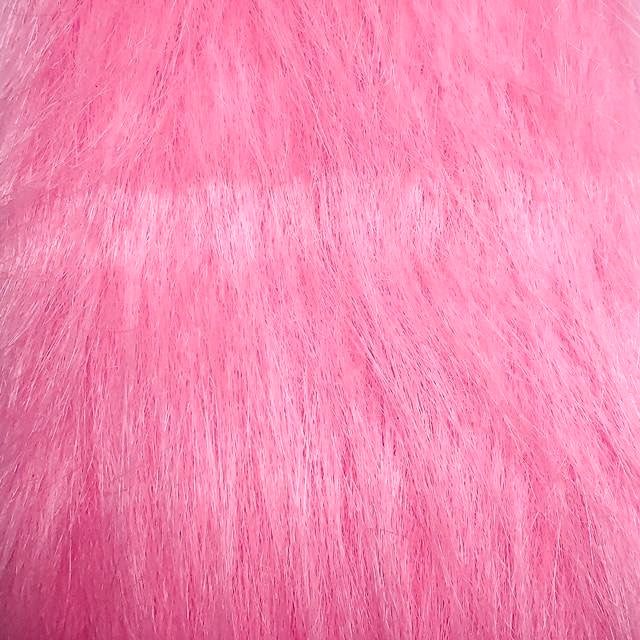 baby pink craft fur