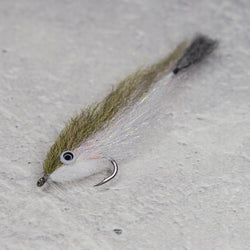finger fishing lure Finger Mullet Black Tail – Space Coast Flies